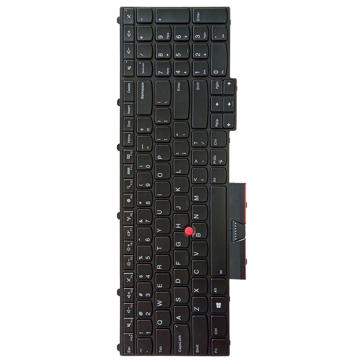 US English Keyboard with Backlit Replacement for ThinkPad P51 P71 No Frame