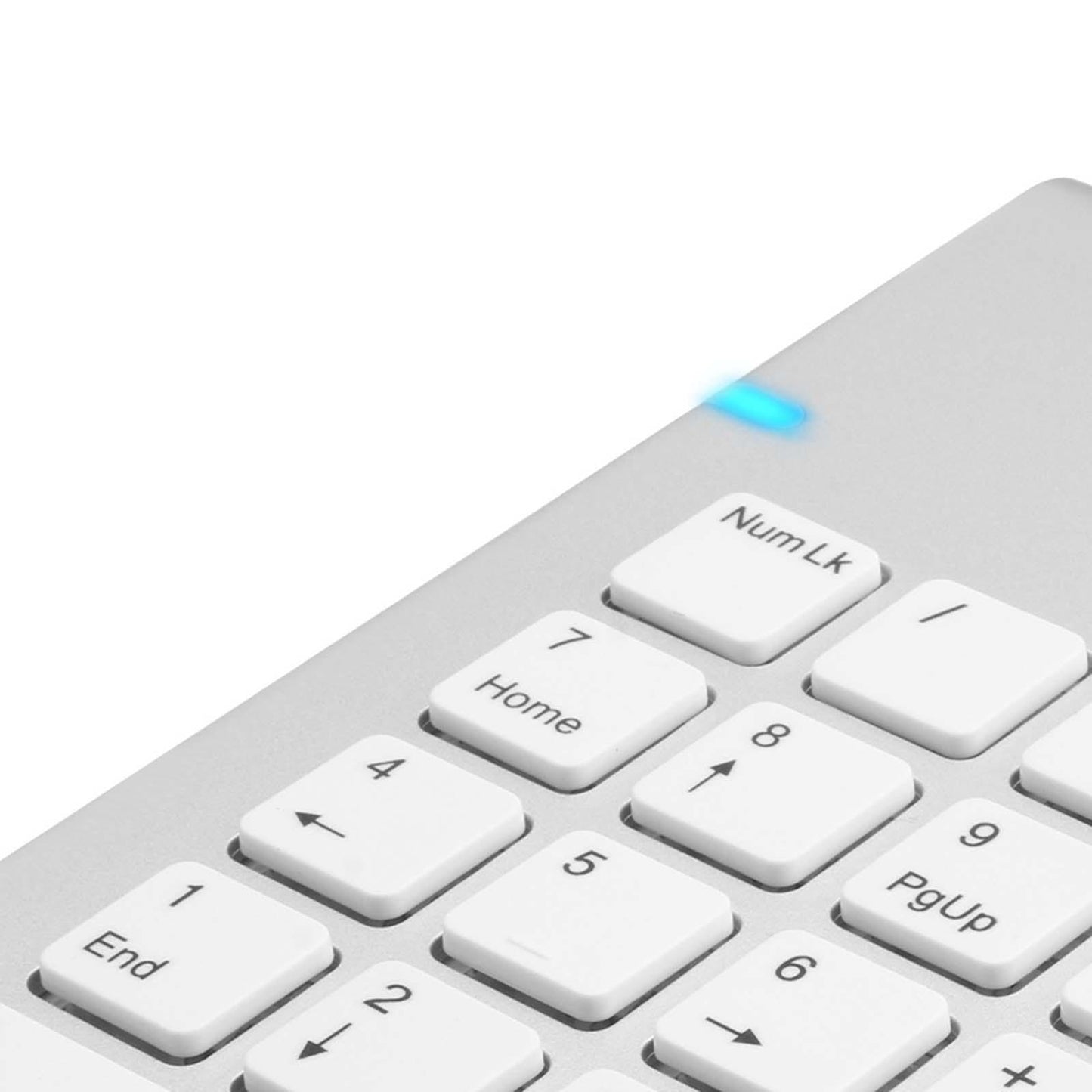 Ergonomic Wired USB Numeric Keypad 18 Full Size Keys for PC Notebook Desktop
