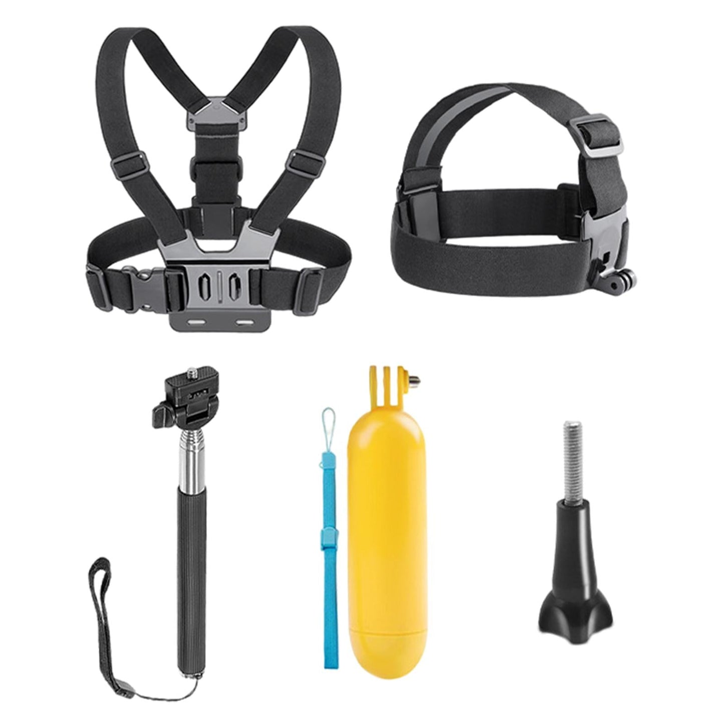Action Camera Accessory Kit with Selfie Stick for Insta360 One Running