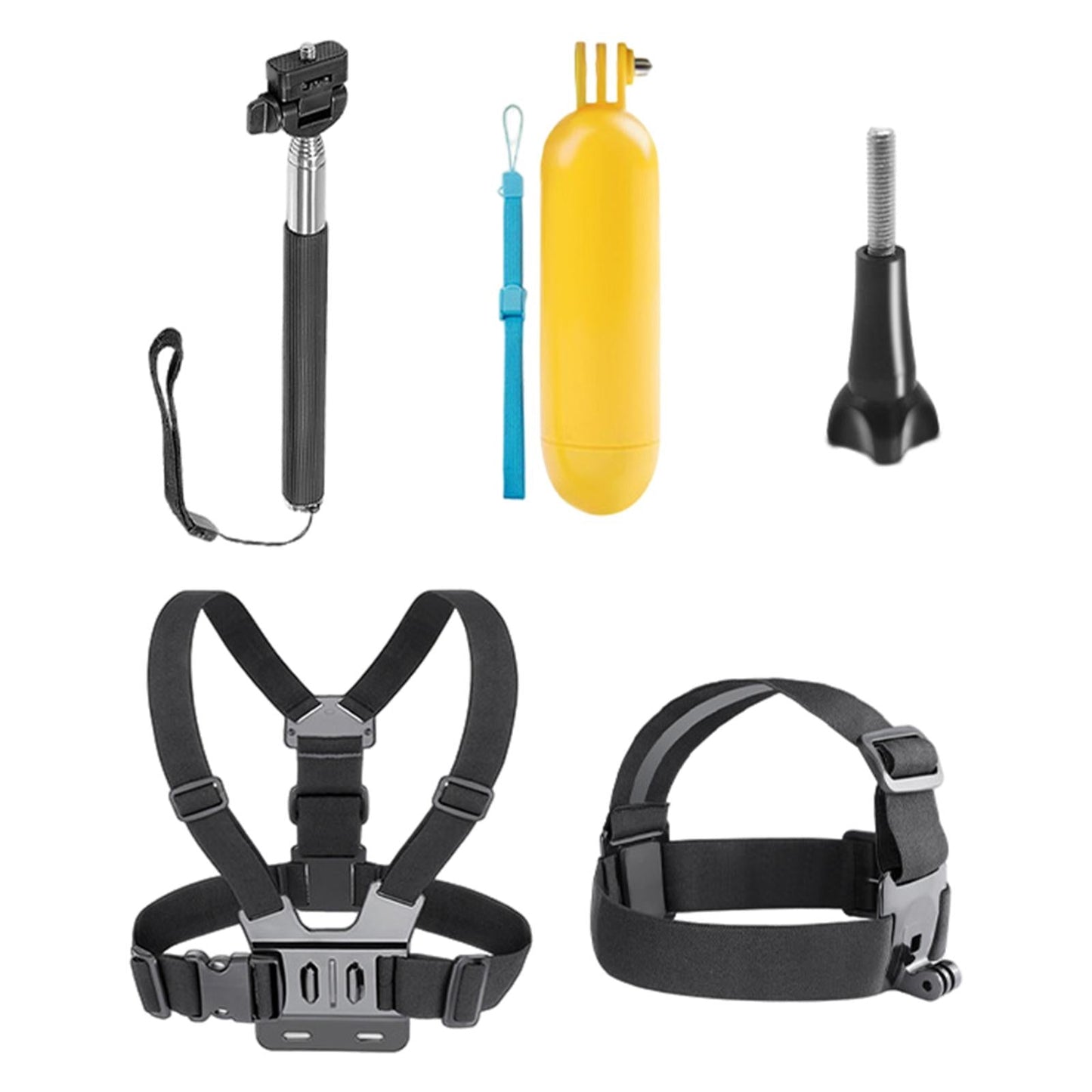 Action Camera Accessory Kit with Selfie Stick for Insta360 One Running