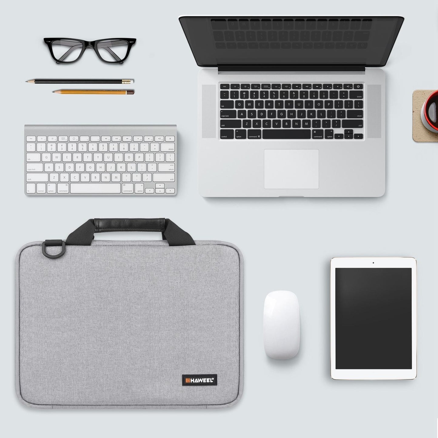 Laptop Sleeve Case Protective Bag Shoulder Messenger Bag Black 14to15in