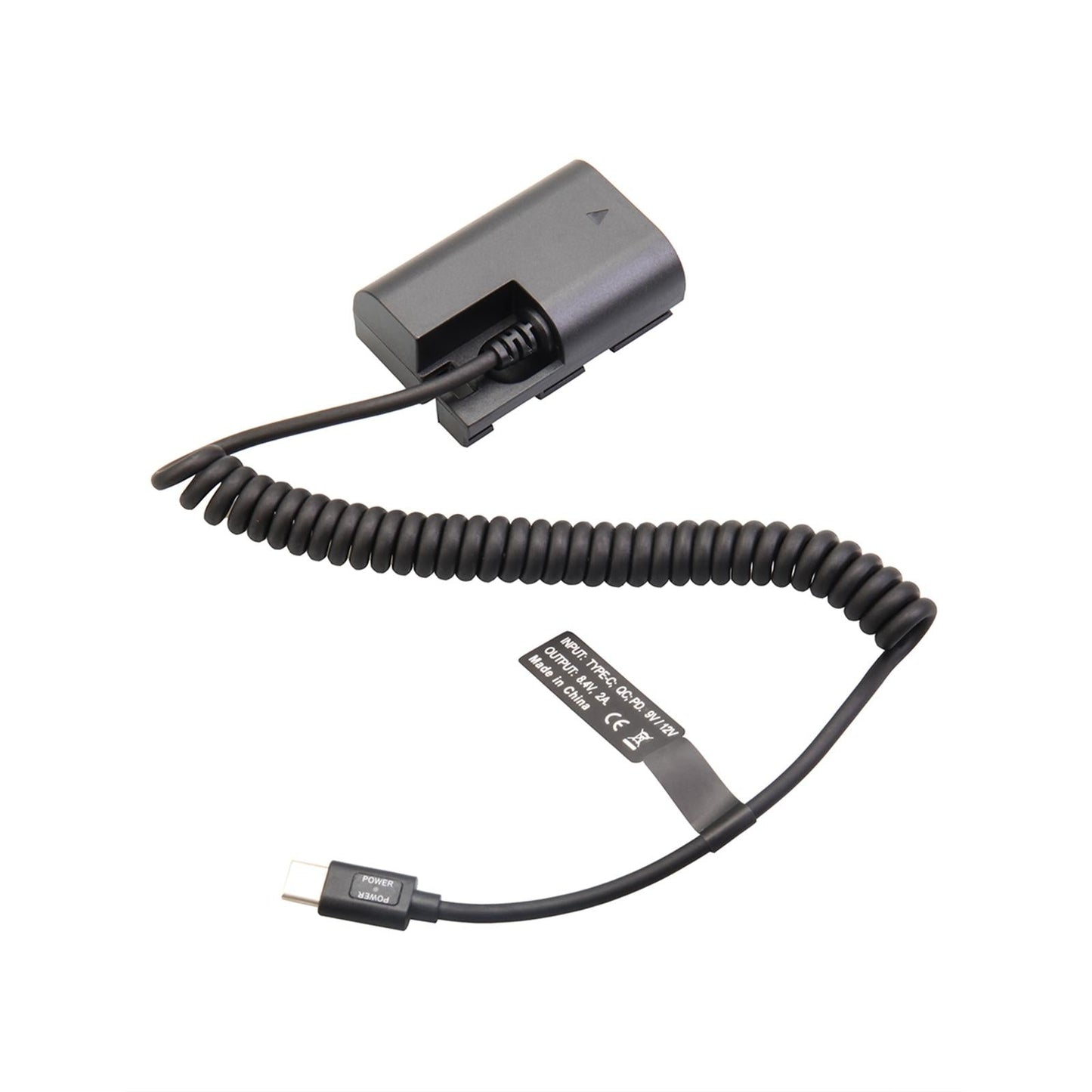 Dummy Power Adapter Cable Type C/Usb-C to LP E6 for R R5 R6 90D 80D 70D 60D