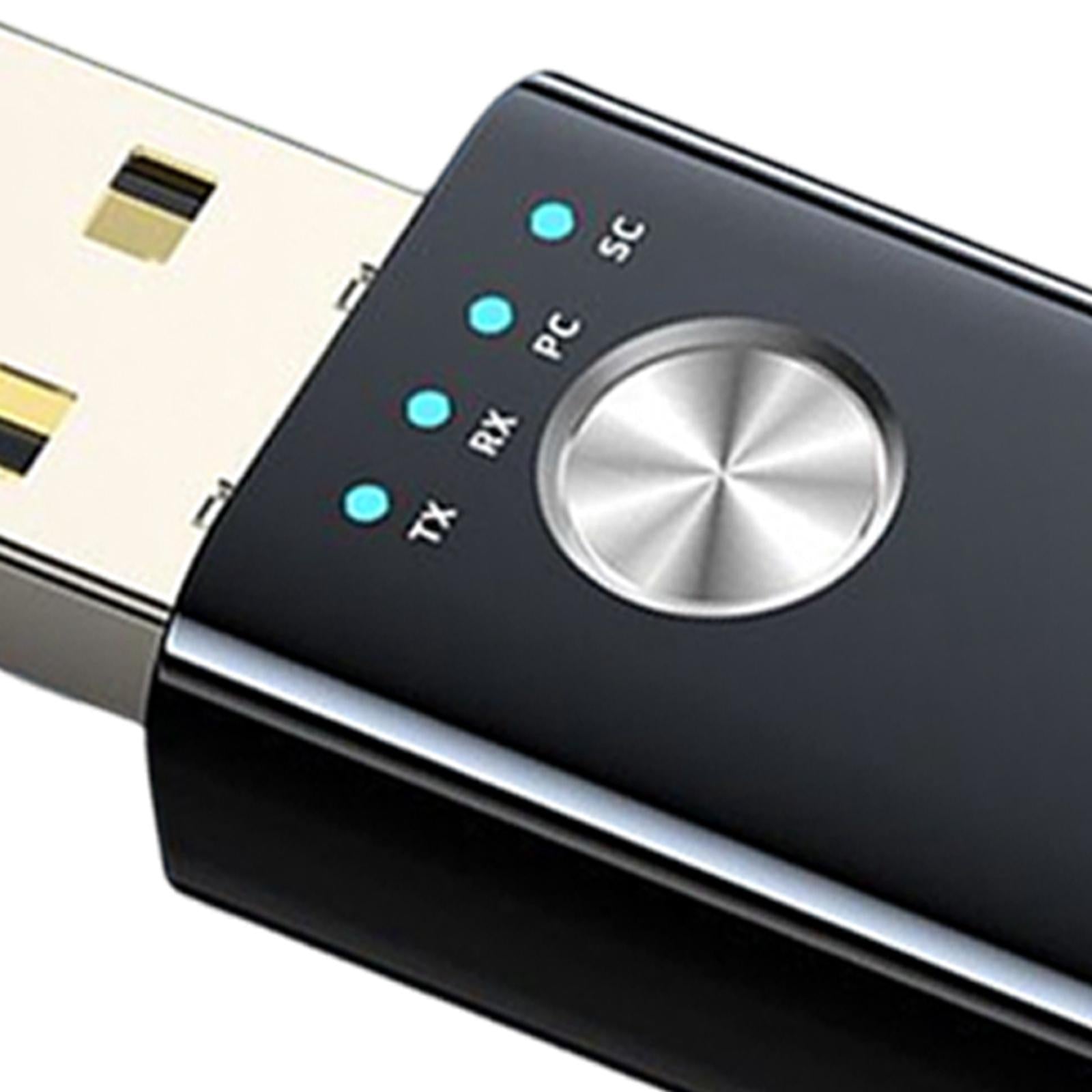 USB Bluetooth 5.0 Transmitter Receiver SC Mode for Car Home Audio System