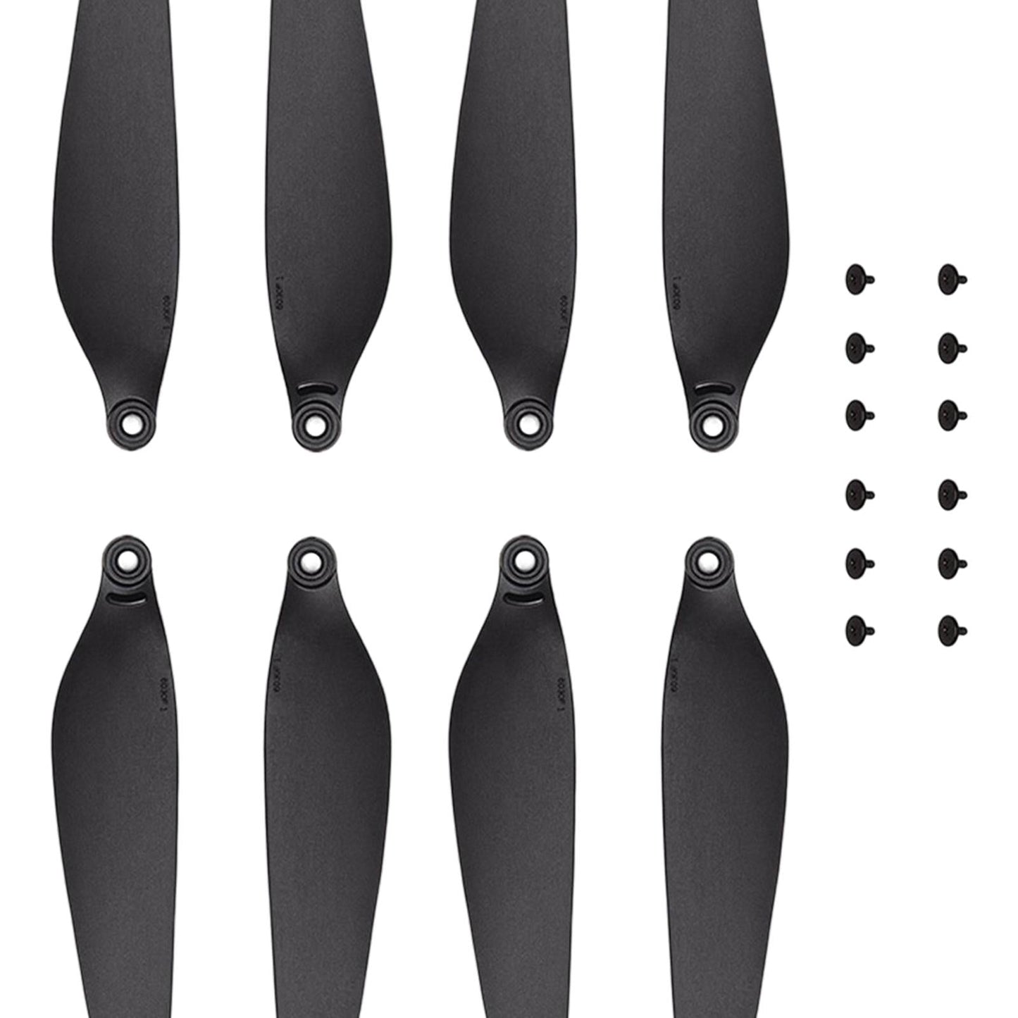 2Pairs Spare Propellers Airscrew Blades Orange Edge for DJI Mini 3 Pro Drone
