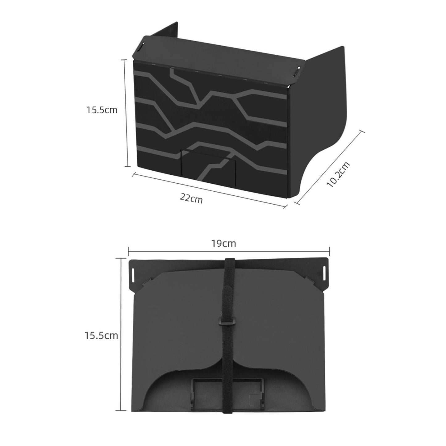 Phone Sun Hood Sunshade for DJI Mavic 3/Air 2 2S Monitor Hood Protector