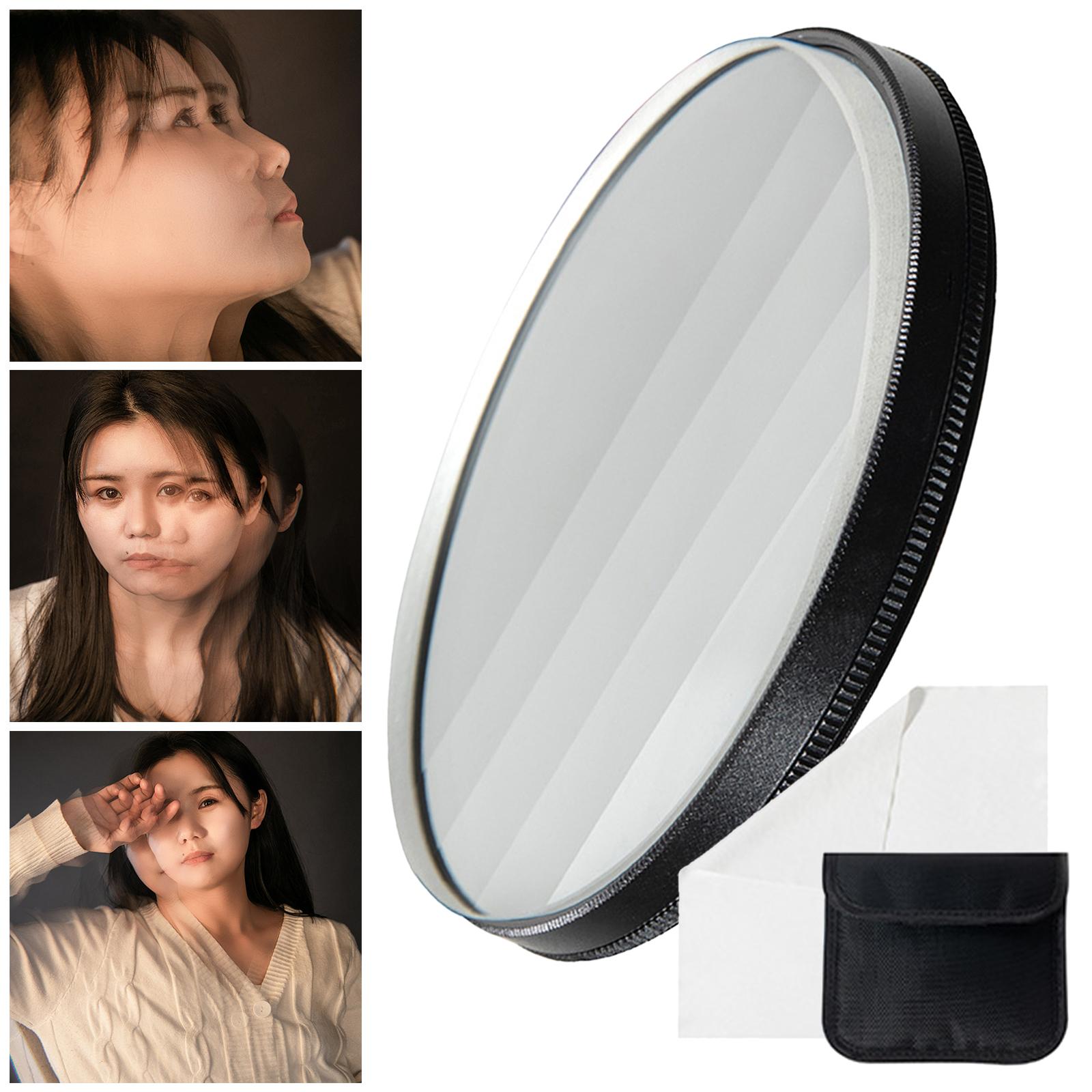 Linear Glass Prism Lens Filter Main Object Variable for Camera Accessories