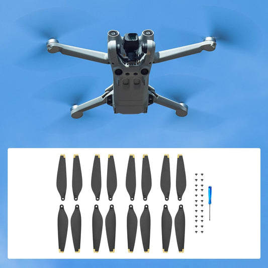 16x Propellers Blades Props Low Noise for DJI Mini 3 Pro Drone Replace