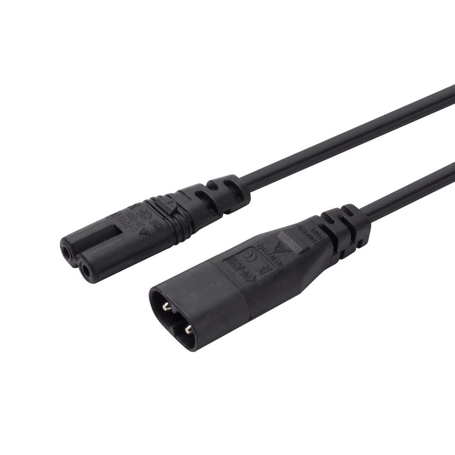 Power Extension Cable Supply IEC 320 C8 Plug to C7 for Printer Scanner