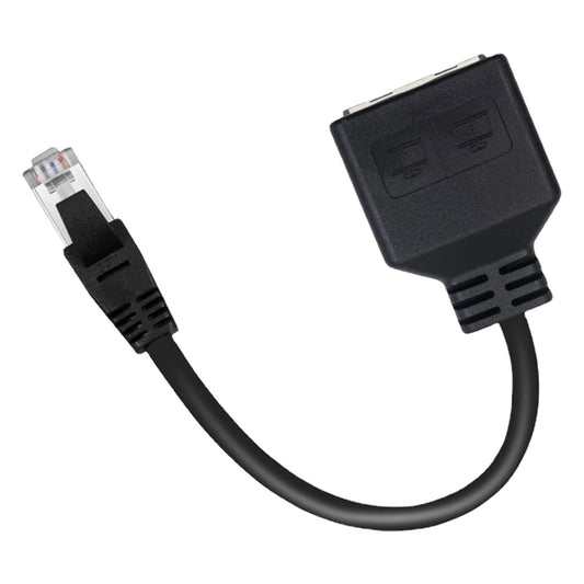 Lan Ethernet Splitter Cable 1 Male to 2 Female for Cat5 Cat5E Cat6 Cat7