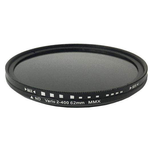 Adjustable ND2 to ND400 Neutral Density Filter Slim Fader for Camera 62mm Neutral Density