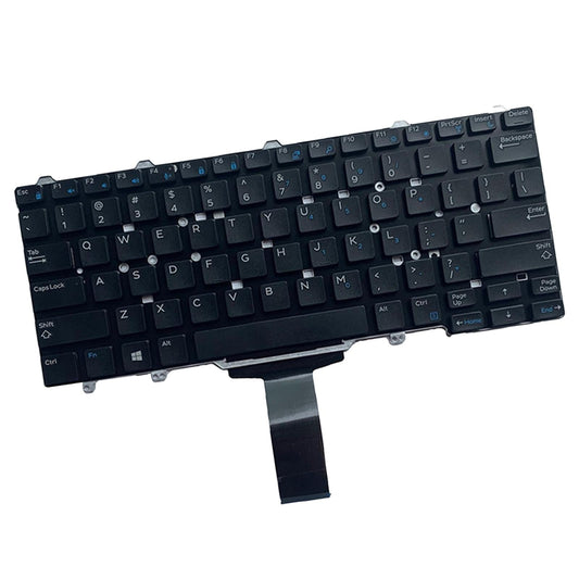 Laptop Keyboard US Layout for Dell Latitude E3340 E5450 E7470 0VW6J9 Black