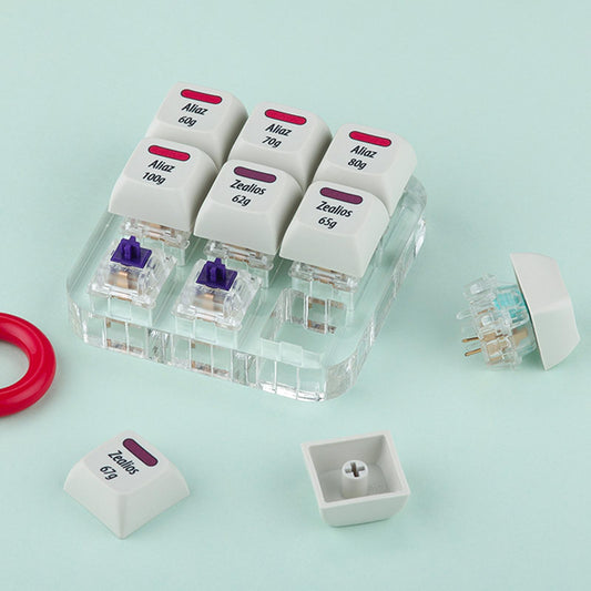 9 Key Switch Tester Retooled Sampler for Aliaz Mechanical Keyboards