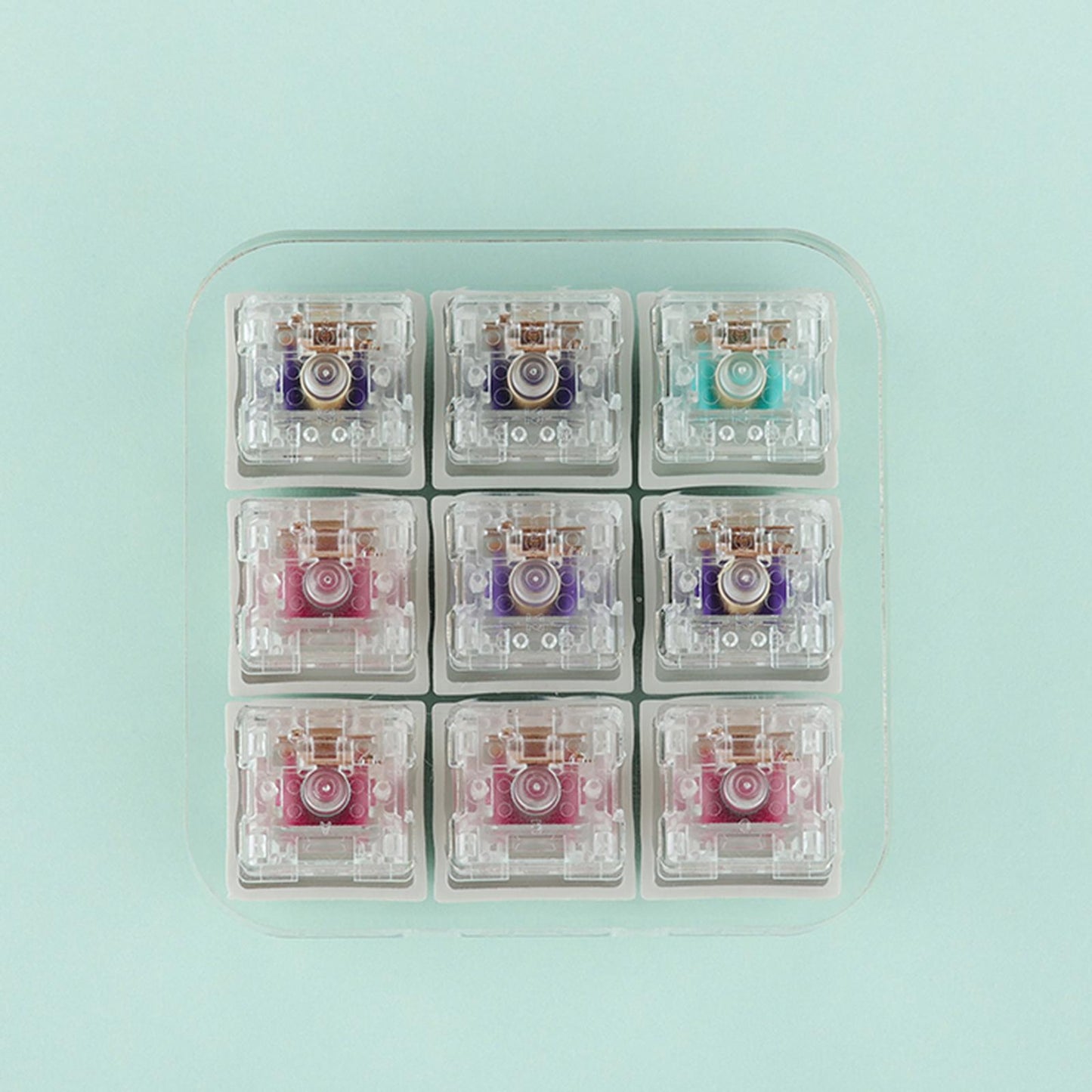 9 Key Switch Tester Retooled Sampler for Aliaz Mechanical Keyboards