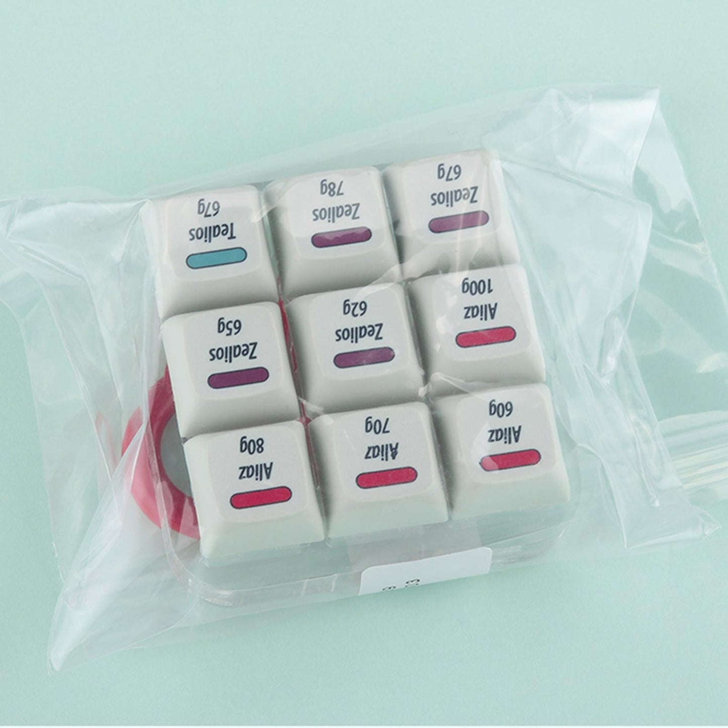 9 Key Switch Tester Retooled Sampler for Aliaz Mechanical Keyboards