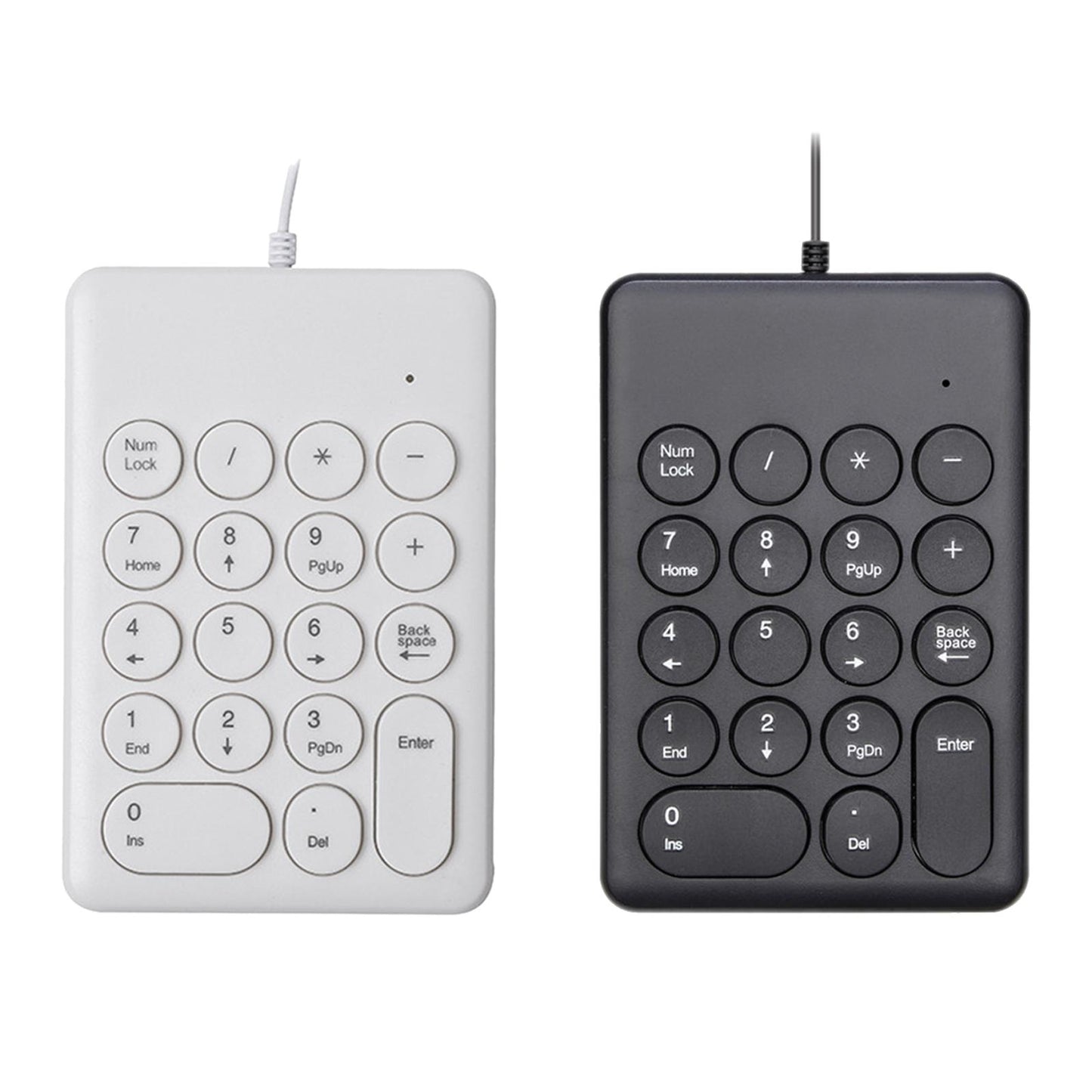USB 18 Keys Numpad Keyboard Universal Durable Plug and Play Stylish Black