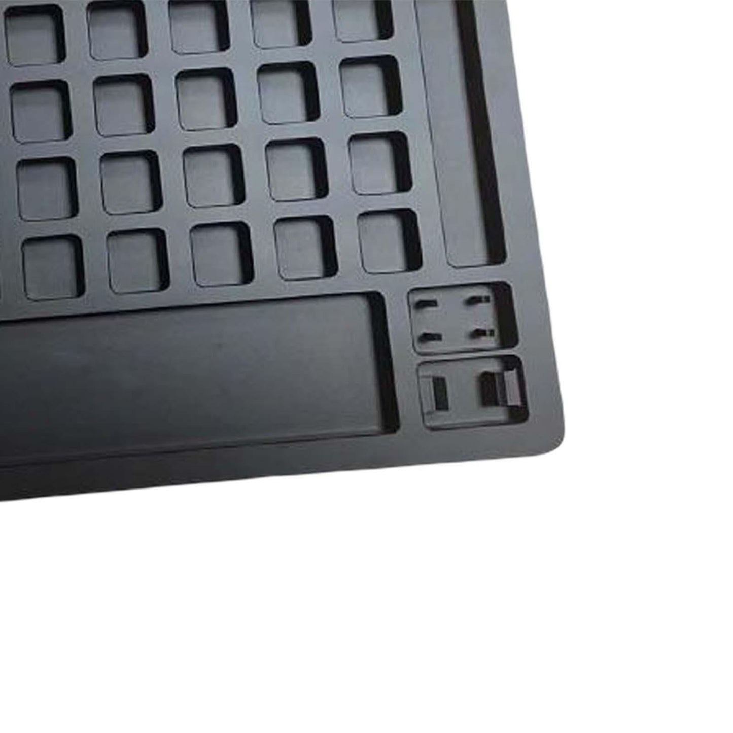 Metal 32 Switch Opener Lube Modding Station for Gamer Acrylic MX Box Black