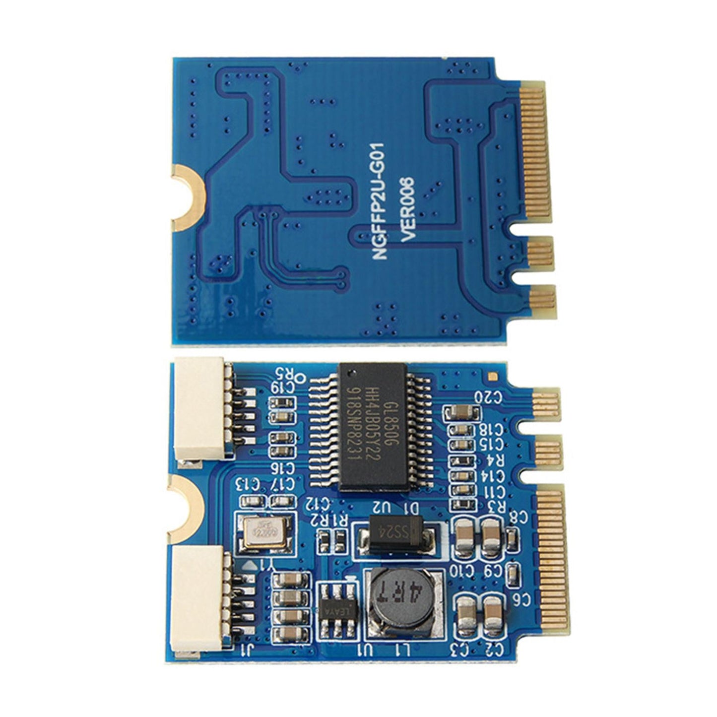 M.2 A/E Key to Dual USB 2.0 Cable Durable High Speed Portable High-Quality