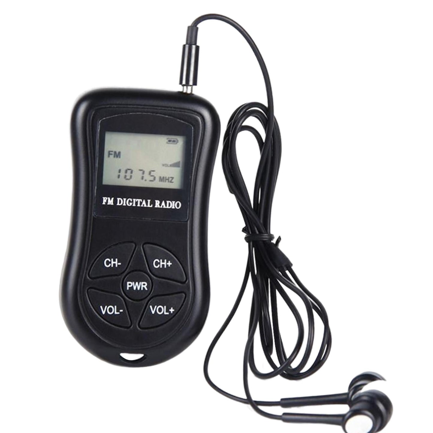 FM Portable Pocket Radio Conference Receiver Battery Operated for Jogging