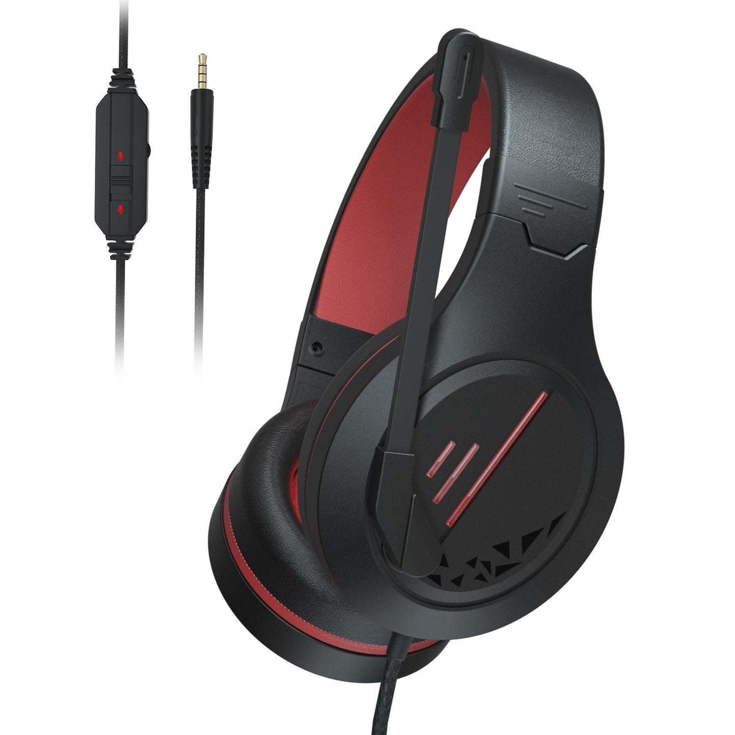 Gaming Headset Surround Sound Noise Reduction for Competition Movie Laptop Black Blue