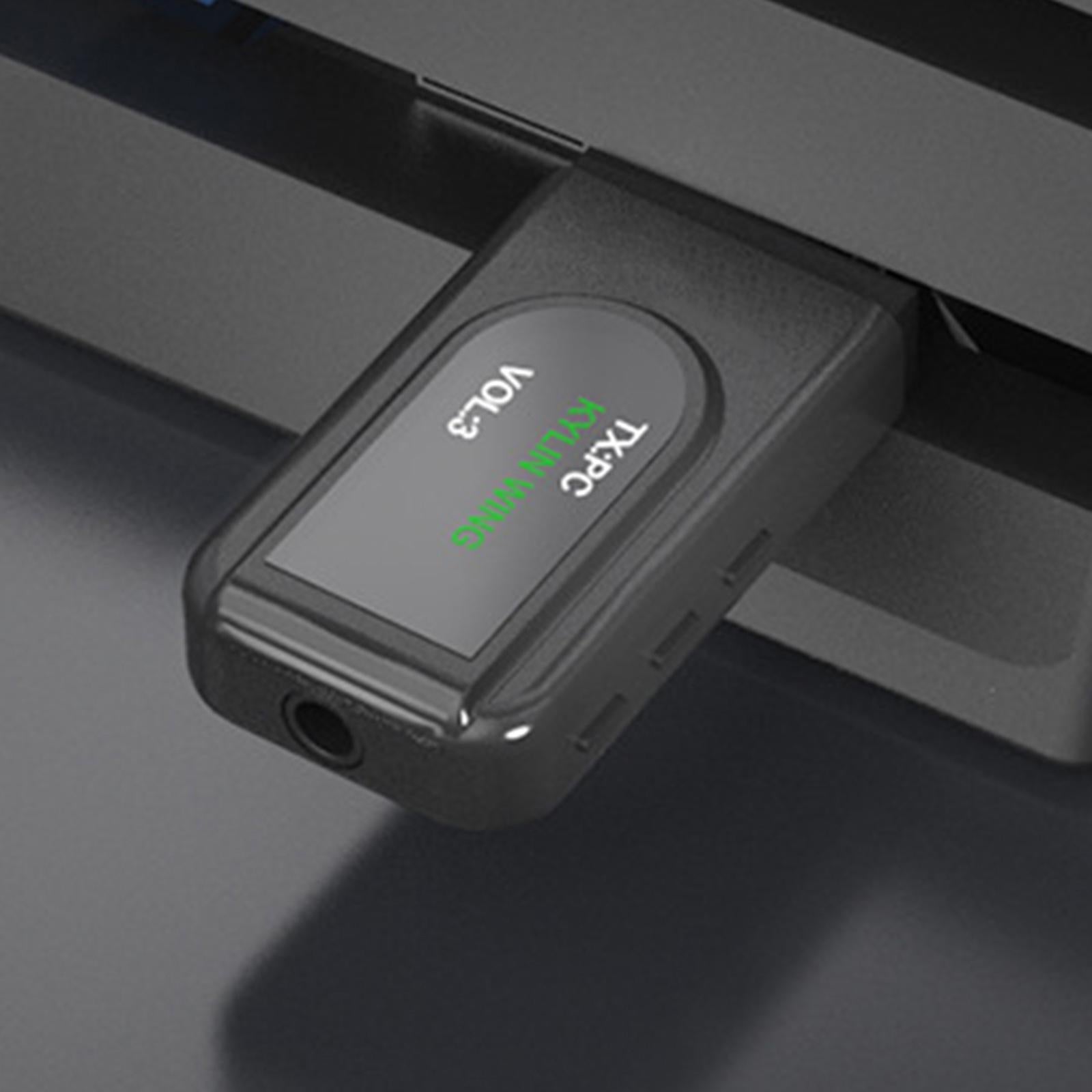 2 in 1 Bluetooth 5.0 Transmitter Receiver Driver Free 3.5mm AUX Jack for PS5