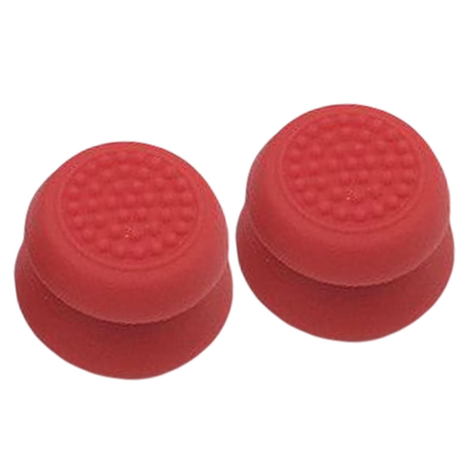2 Pieces Raised Thumb Stick Grip Thumbsticks Caps for Xbox360 Controller Red