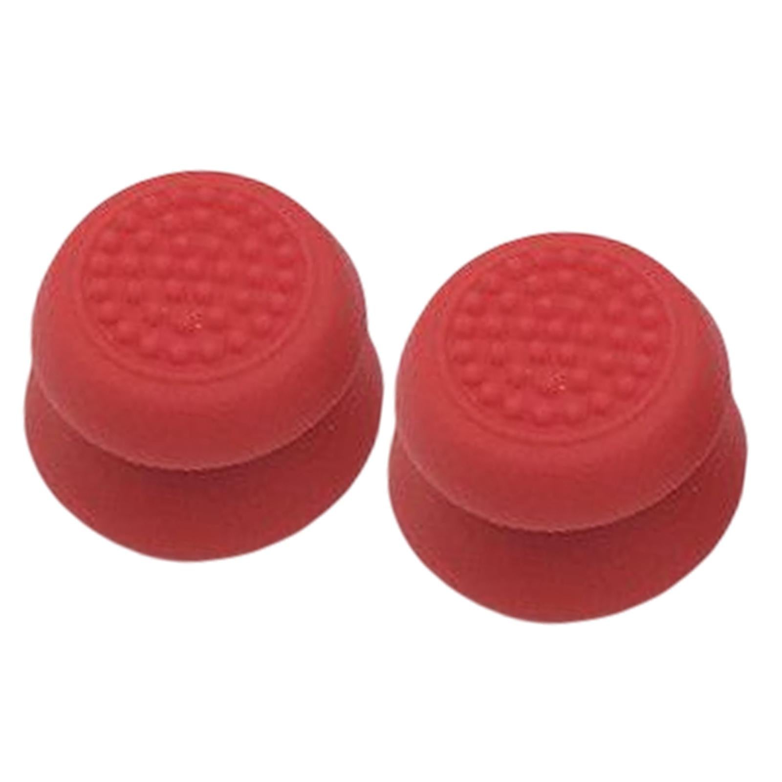 2 Pieces Raised Thumb Stick Grip Thumbsticks Caps for Xbox360 Controller Red