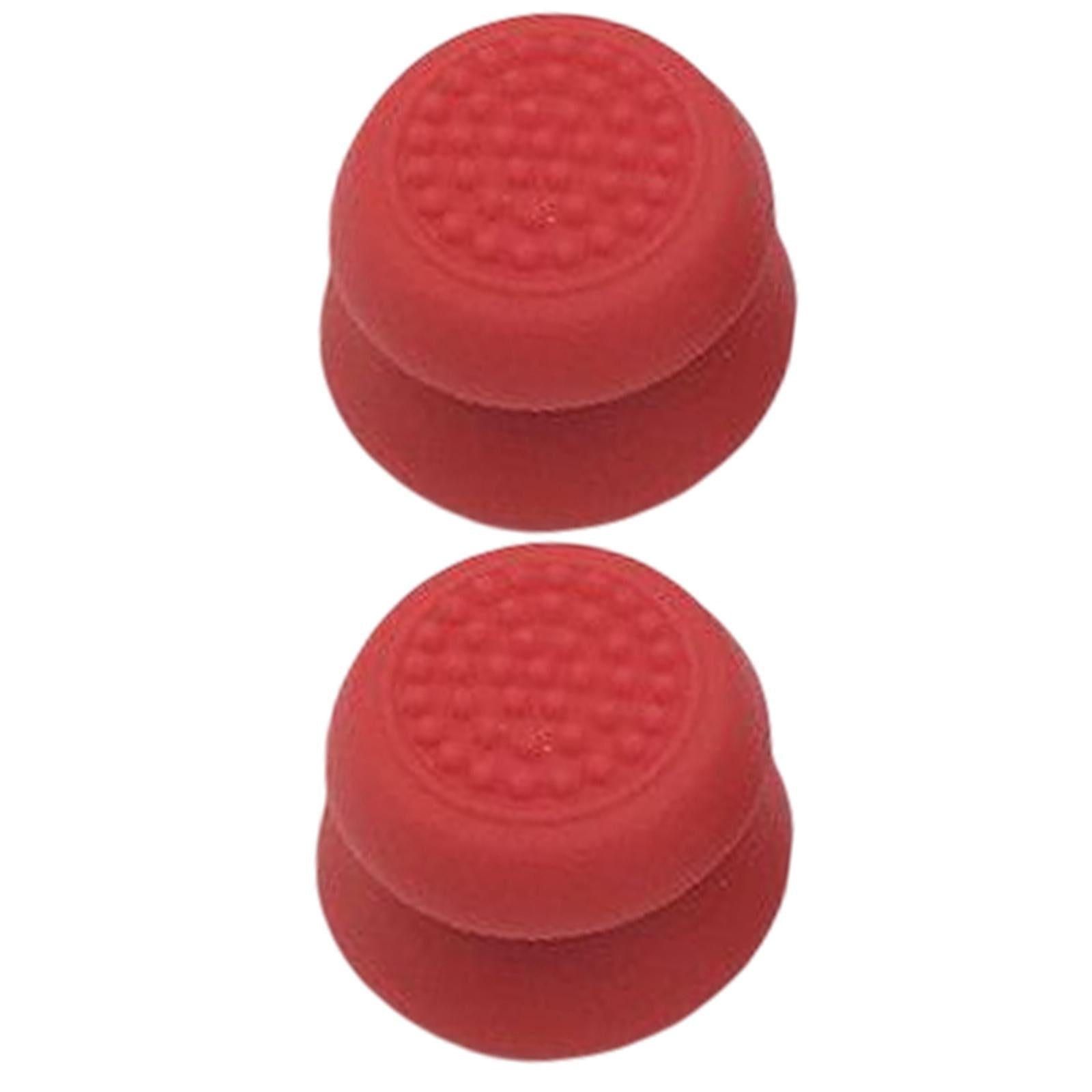 2 Pieces Raised Thumb Stick Grip Thumbsticks Caps for Xbox360 Controller Red