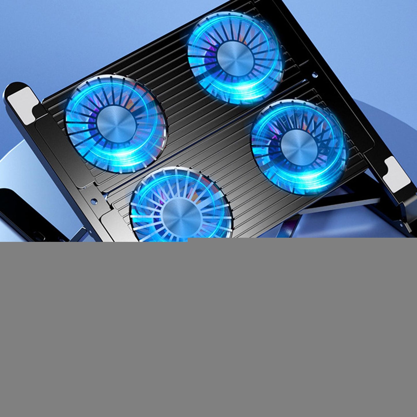 Laptop Stand with Cooling Fan Pad Cooler Portable for 11-17.3'' Notebooks