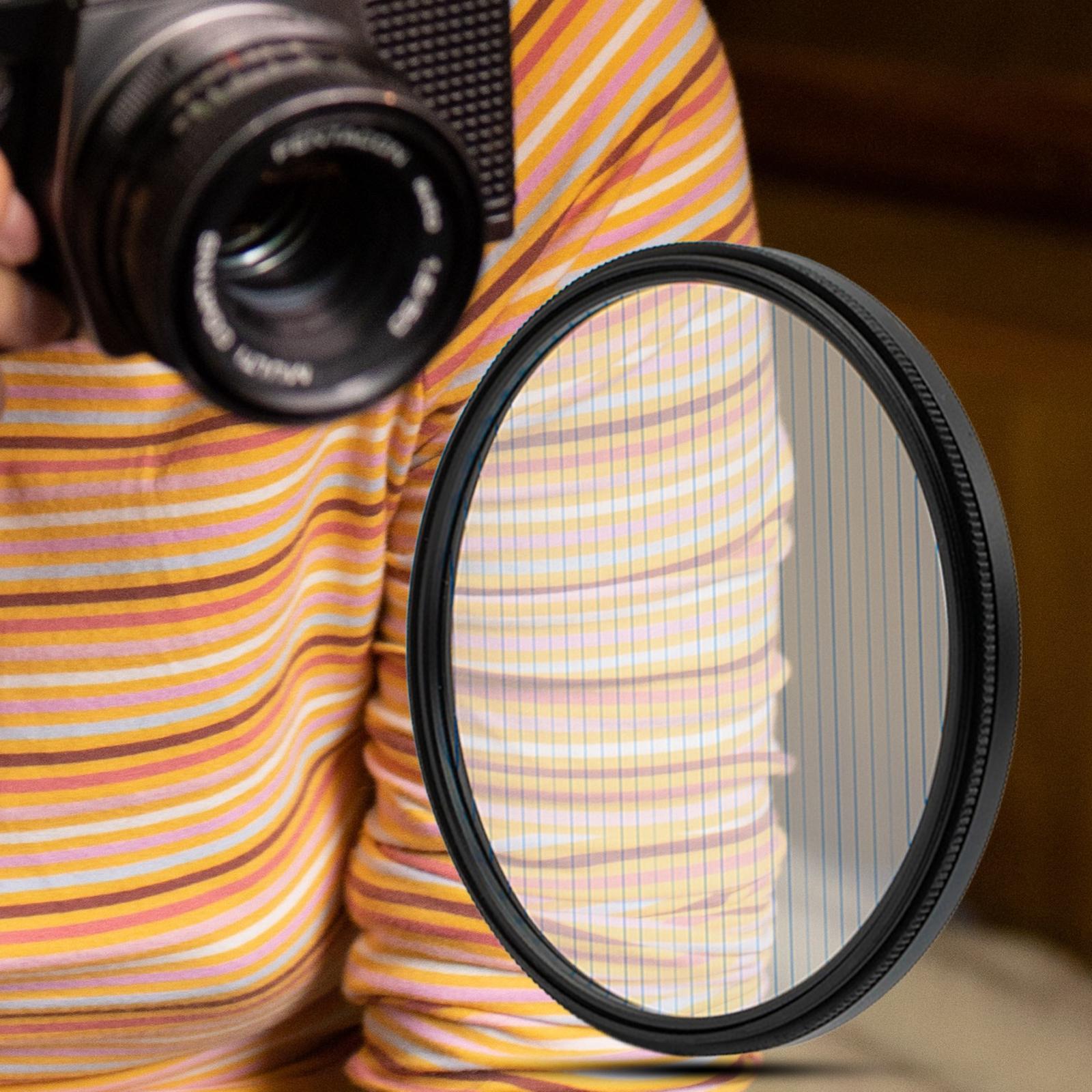 Blue Streak Filter Optical Glass Anamorphic for DSLR Cinematice Video Camera 67mm