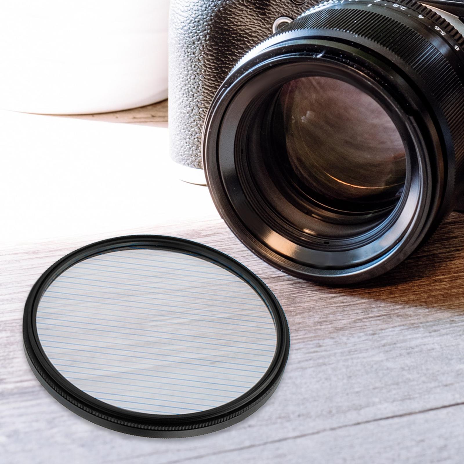 Blue Streak Filter Optical Glass Anamorphic for DSLR Cinematice Video Camera 67mm