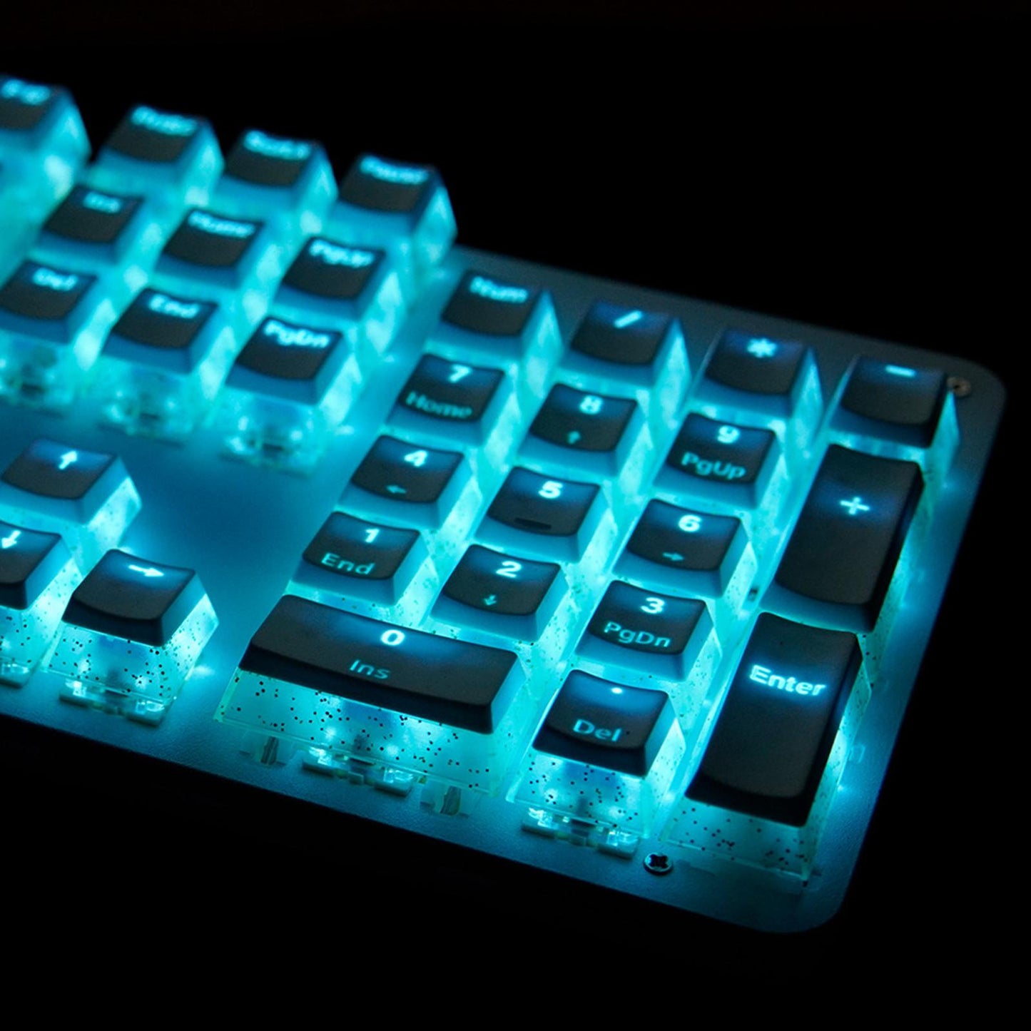 Gaming 108 Key Keycaps Kit Double Shot English PBT for Mechanical Keyboards White