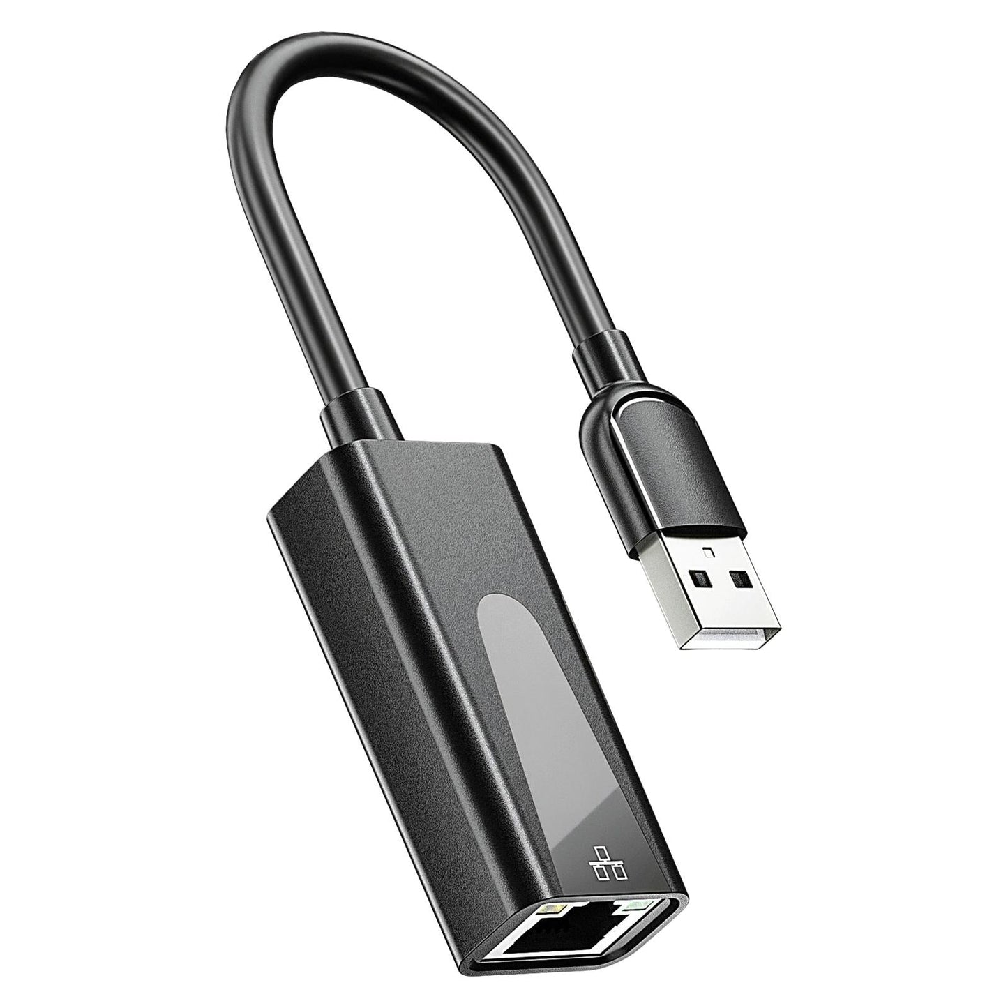 USB to Gigabit Ethernet Adapter USB to Wired LAN Adapter Compact for Laptop