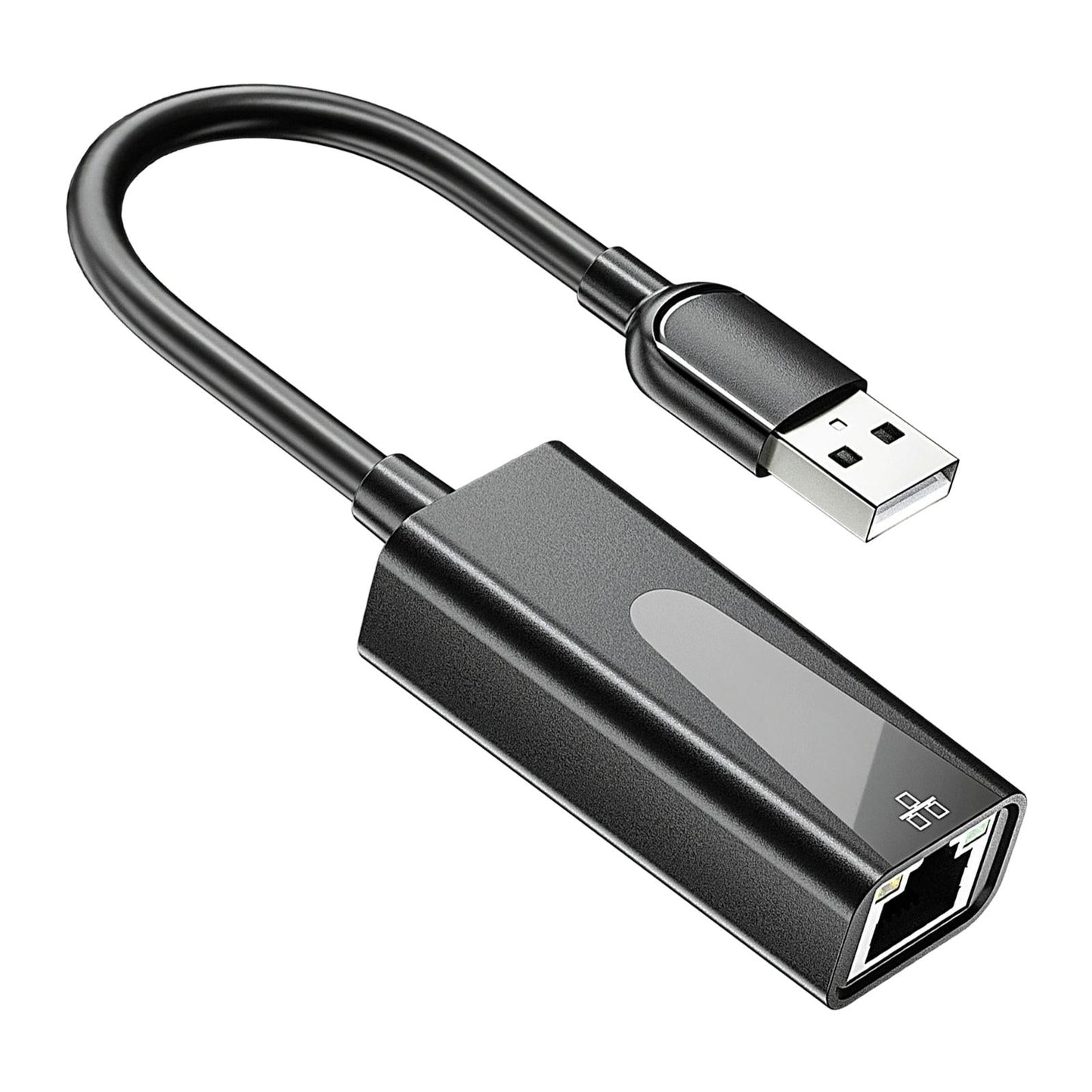 USB to Gigabit Ethernet Adapter USB to Wired LAN Adapter Compact for Laptop
