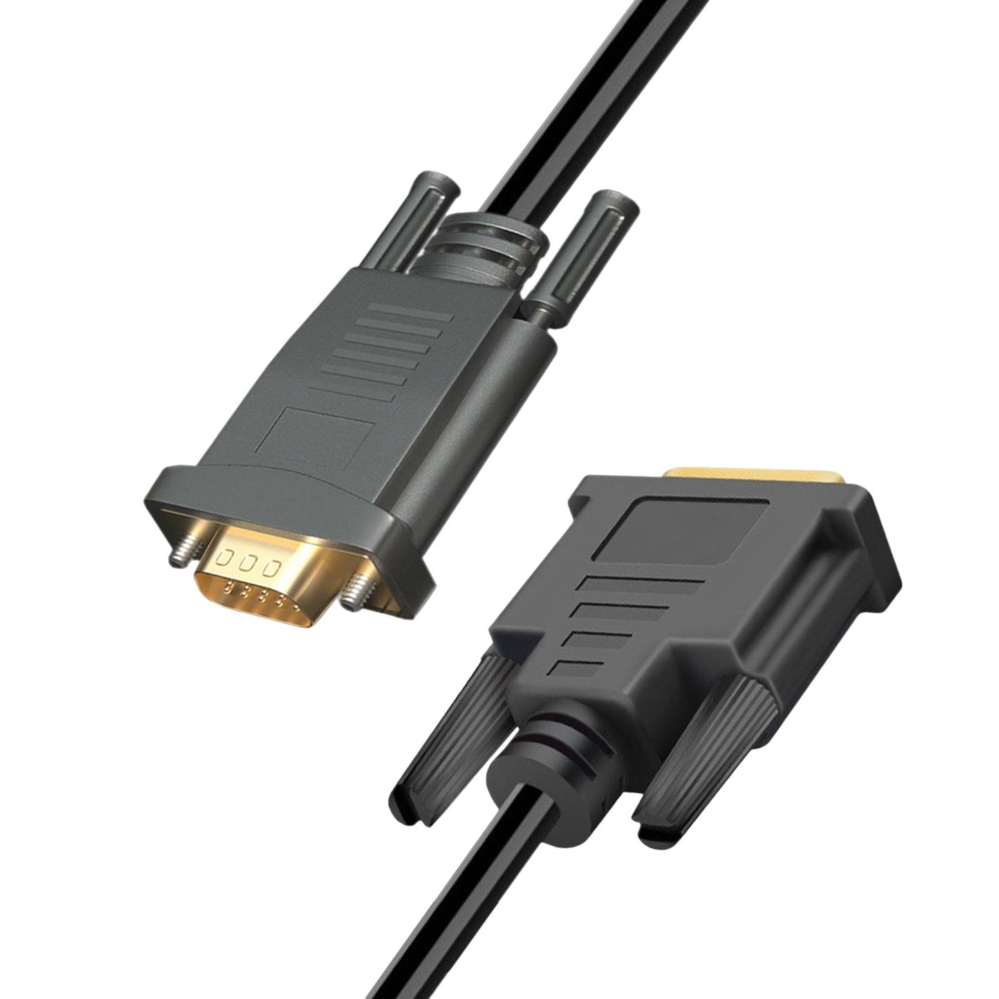 DVI to VGA Cable 1080P @60Hz Gold Plated for Video PC DVD Monitor Desktop 5 meters