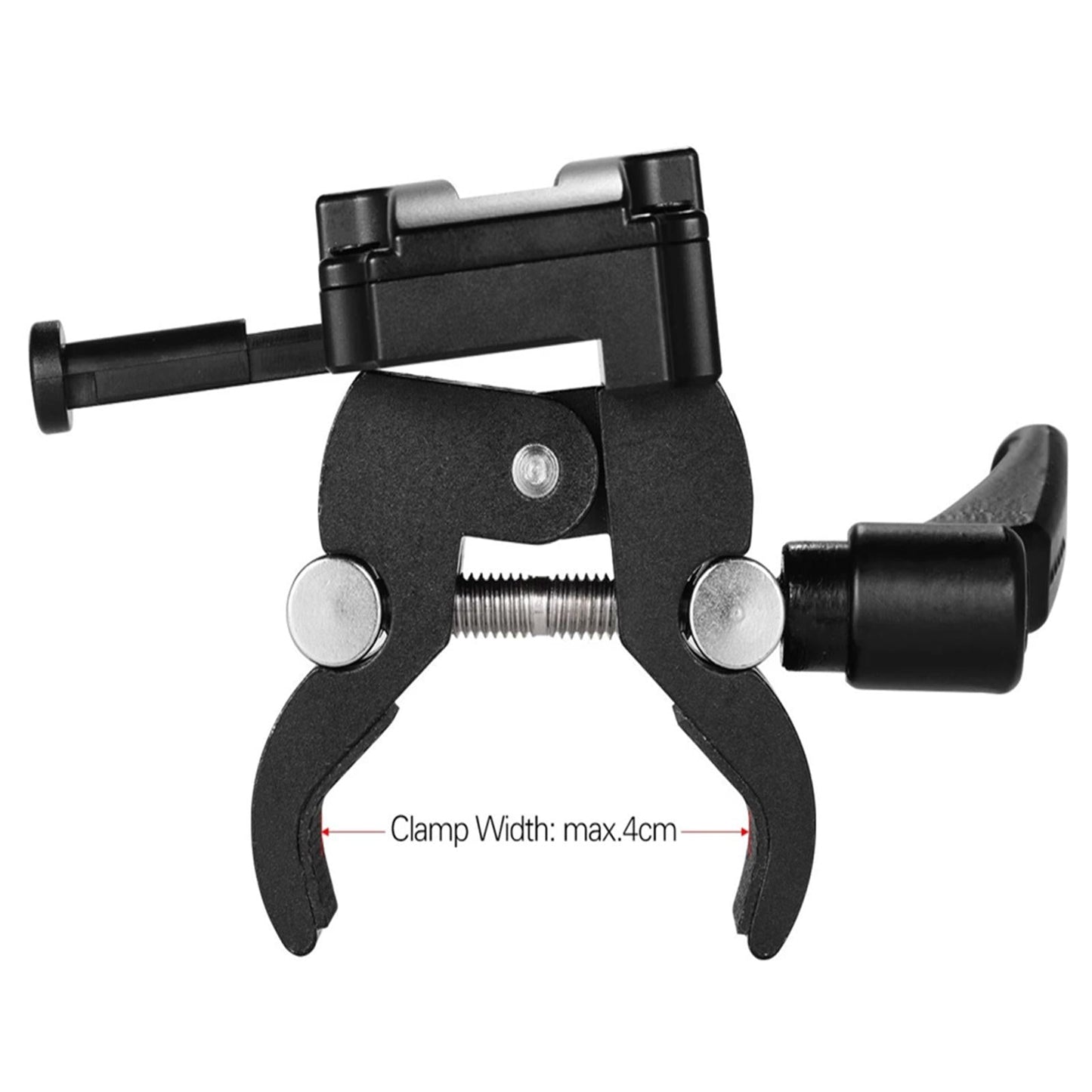 V Mount Battery Adapter with Clamp Universal for Mounting to Lighting Stand