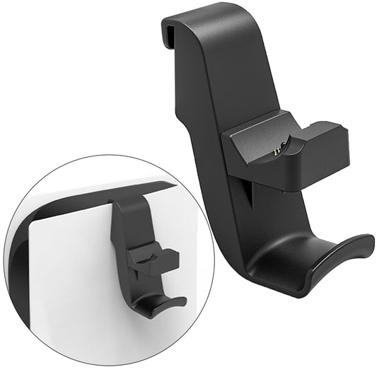 Headset Controller Holder Controller Charger Headphone Hanger for PS5 Black