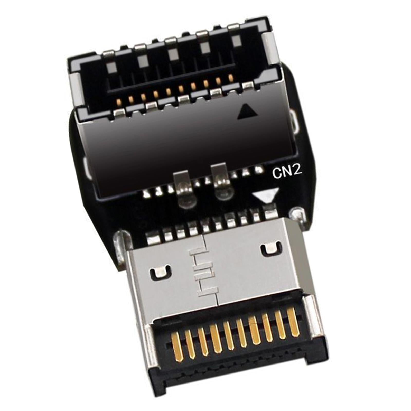Type E USB 3.1 Front Panel Header for Computer Motherboard Style B