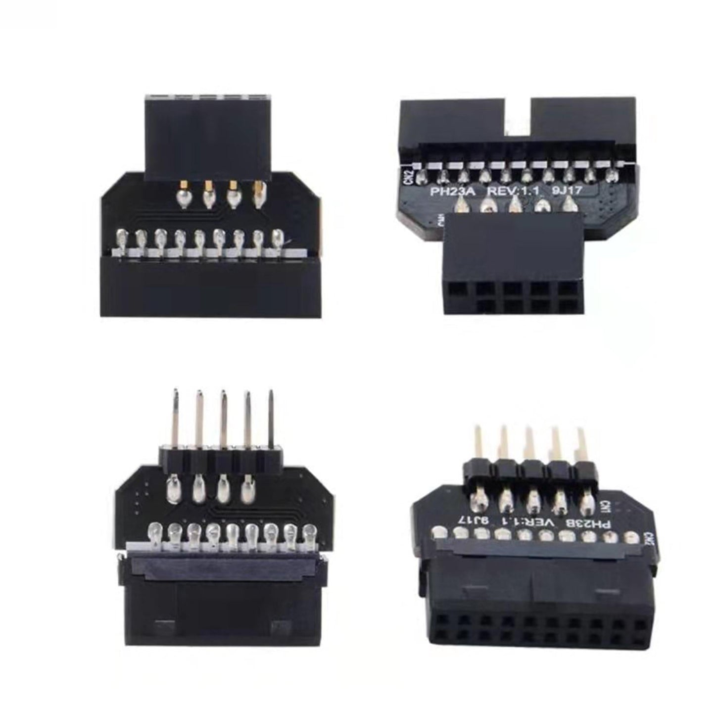 USB 2.0 9 Pin to USB 3.0 19 Pin Adapter for Motherboard Accessories Parts Style B