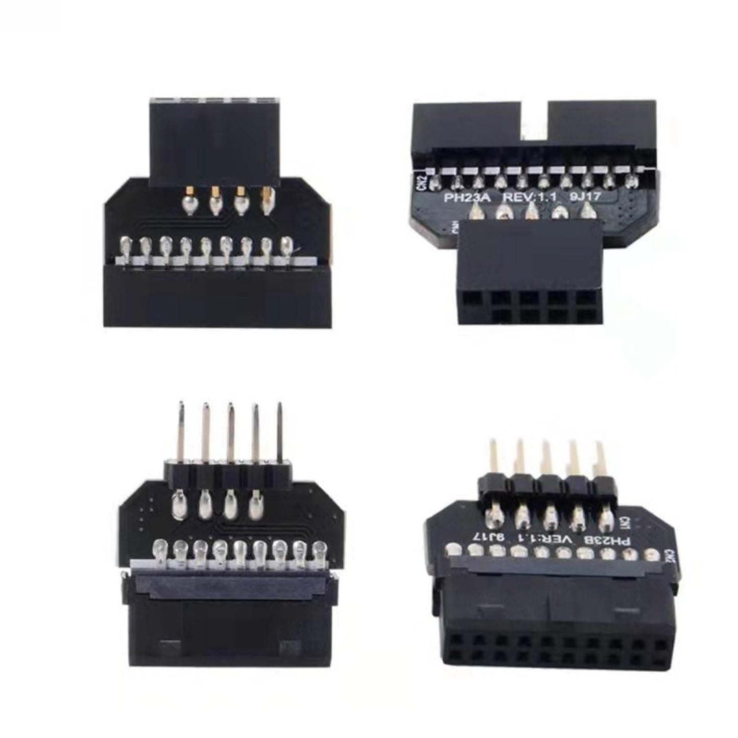 USB 2.0 9 Pin to USB 3.0 19 Pin Adapter for Motherboard Accessories Parts Style B