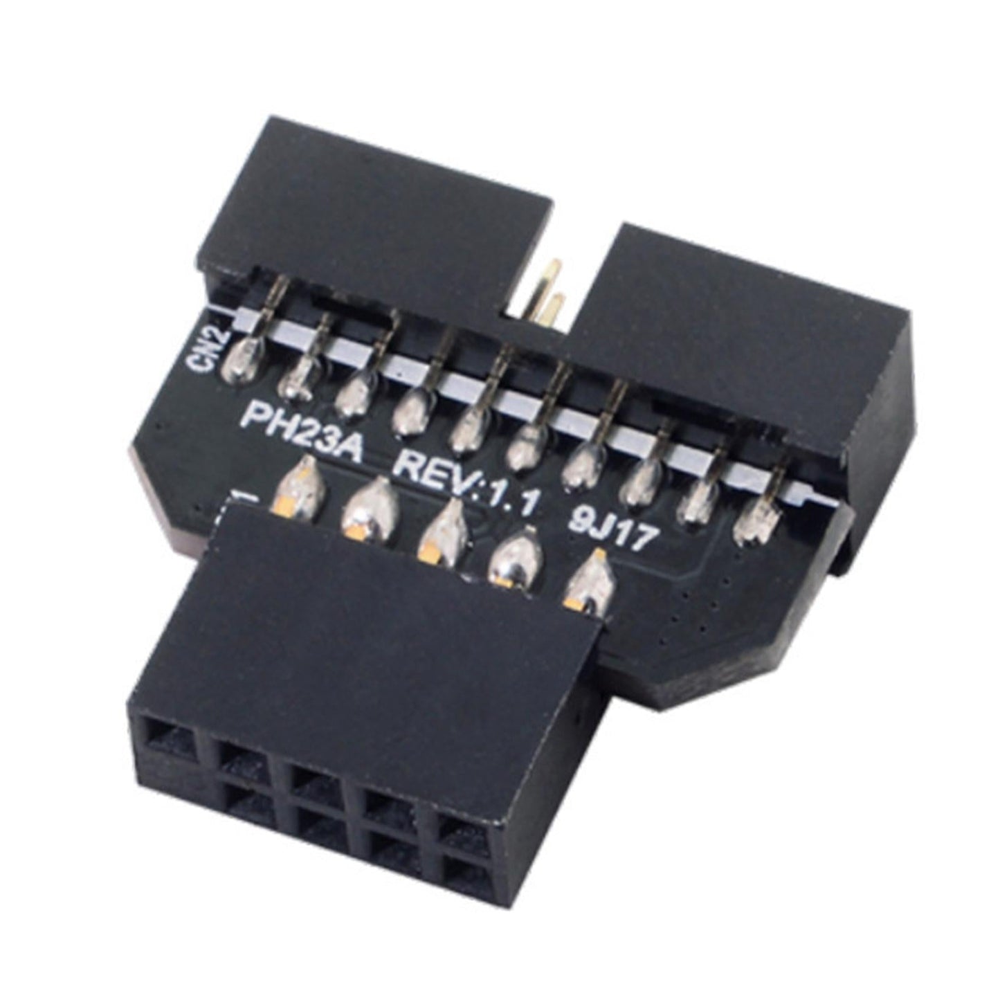 USB 2.0 9 Pin to USB 3.0 19 Pin Adapter for Motherboard Accessories Parts Style B