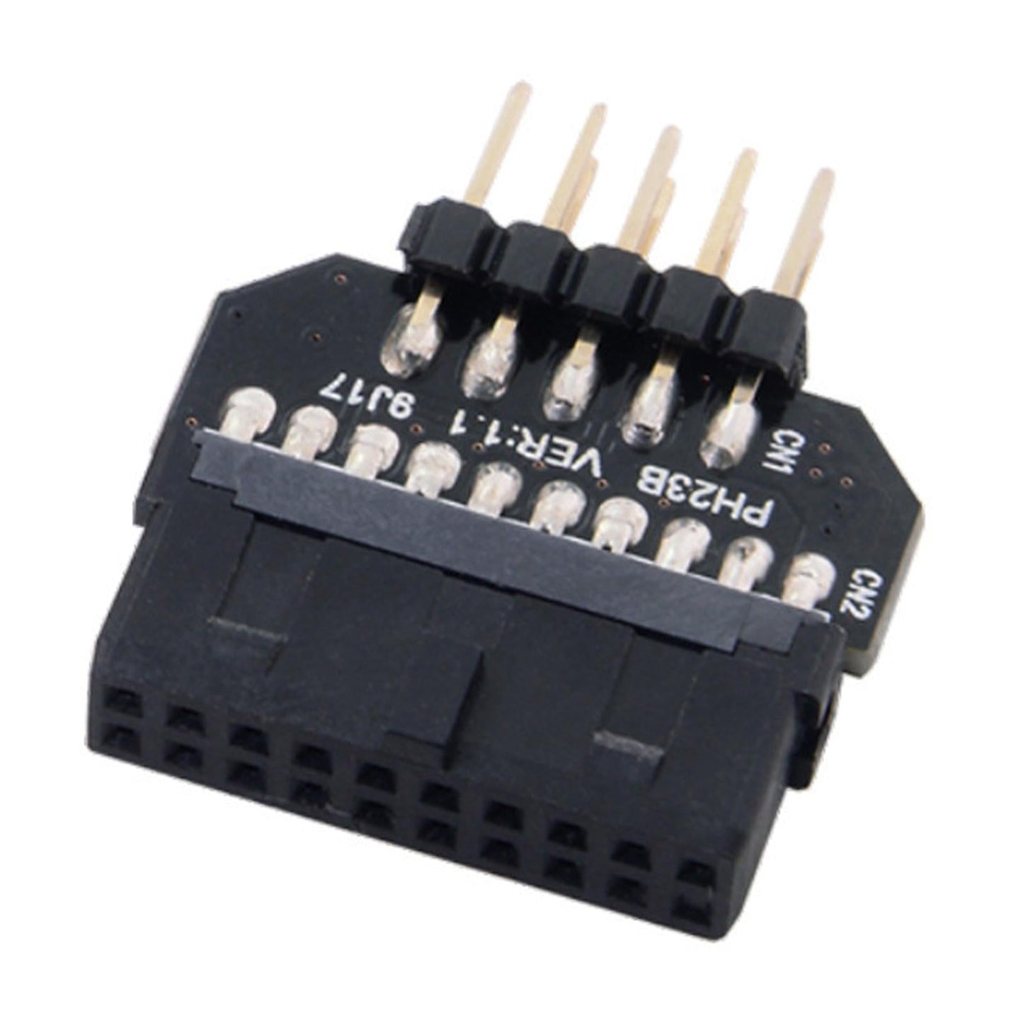 USB 2.0 9 Pin to USB 3.0 19 Pin Adapter for Motherboard Accessories Parts Style B