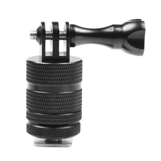 360 Degree Rotation Hot Shoe Mount Adapter Camera Mount for Action Cameras