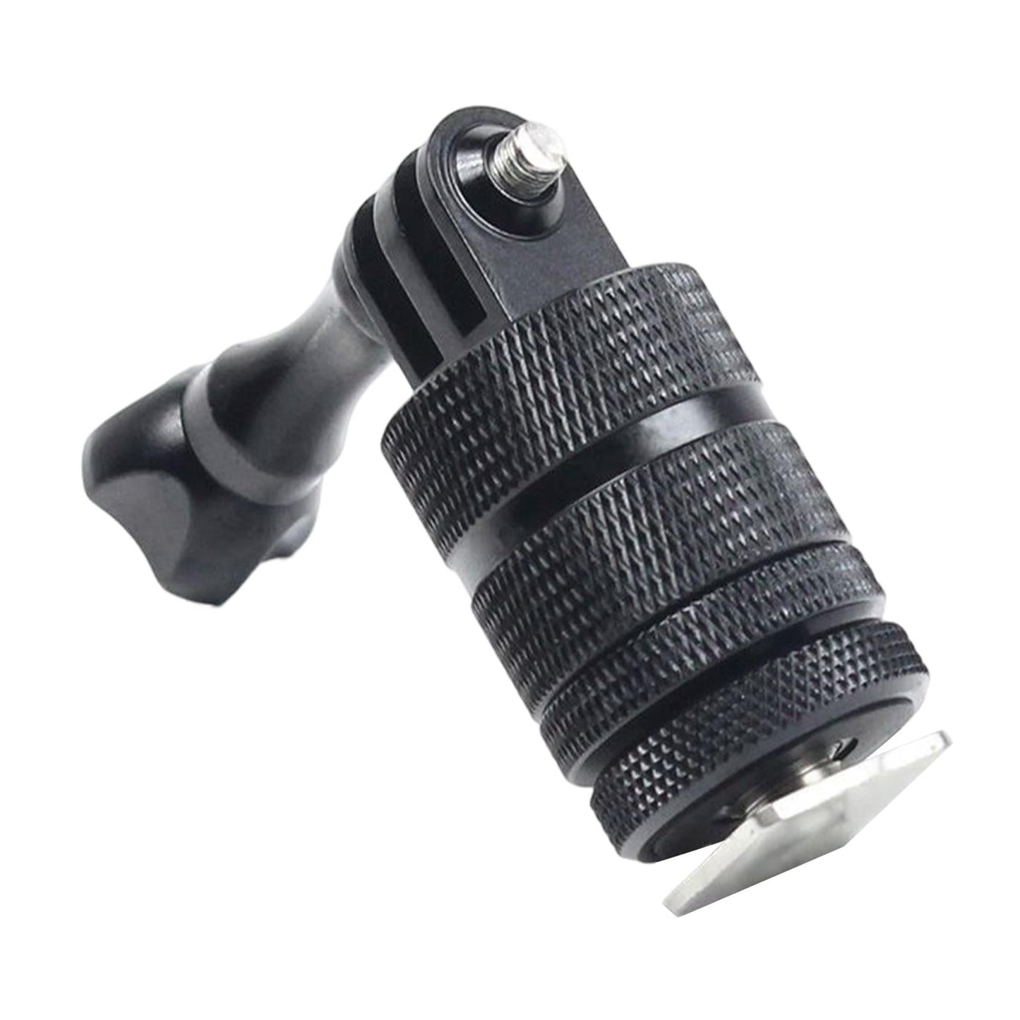 360 Degree Rotation Hot Shoe Mount Adapter Camera Mount for Action Cameras