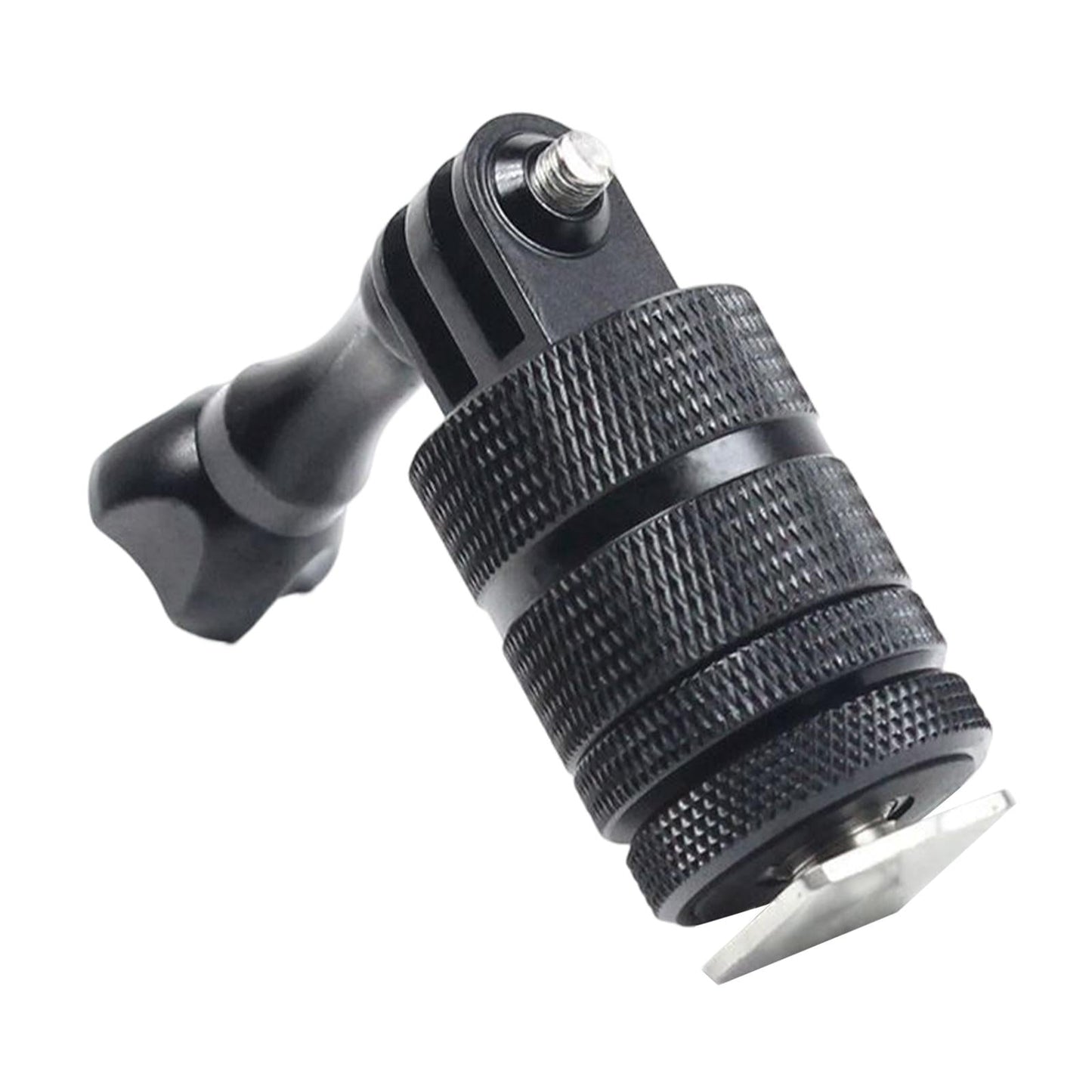 360 Degree Rotation Hot Shoe Mount Adapter Camera Mount for Action Cameras