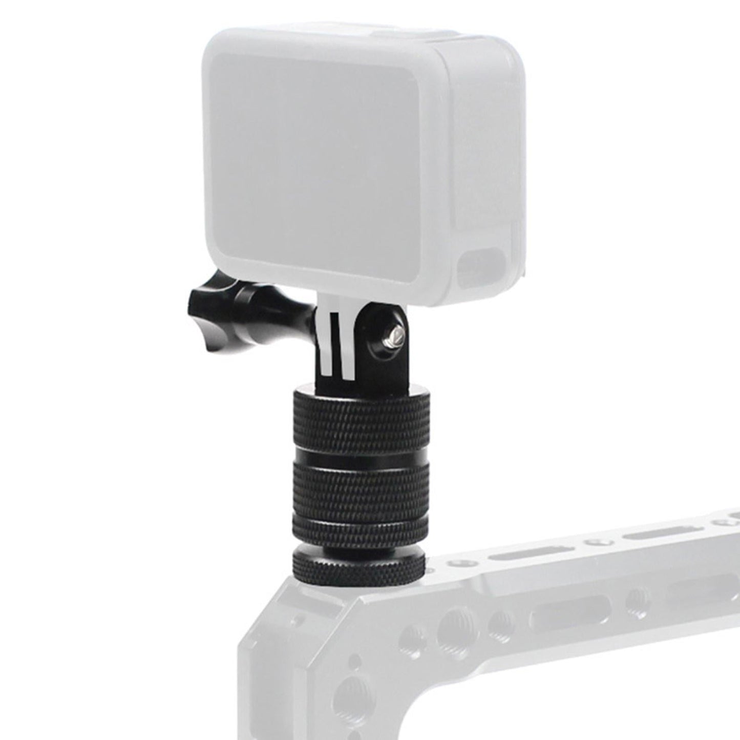 360 Degree Rotation Hot Shoe Mount Adapter Camera Mount for Action Cameras