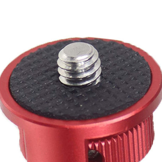 Mini Tripod Mount Adapter 360 Degree with 1/4 Screw Converter  Red
