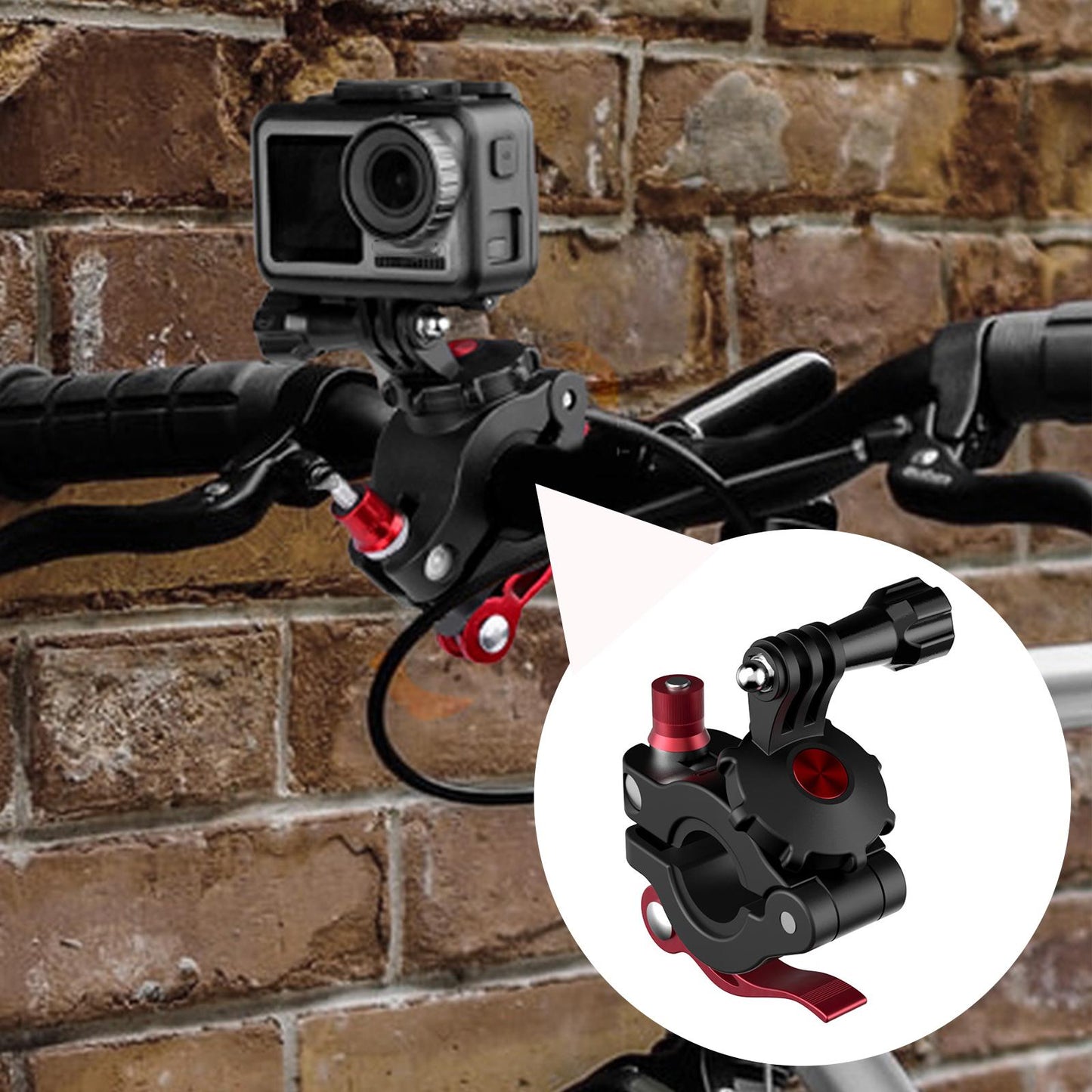 Portable Bike Camera Mount Holder for Insta360 One R Sports Camera