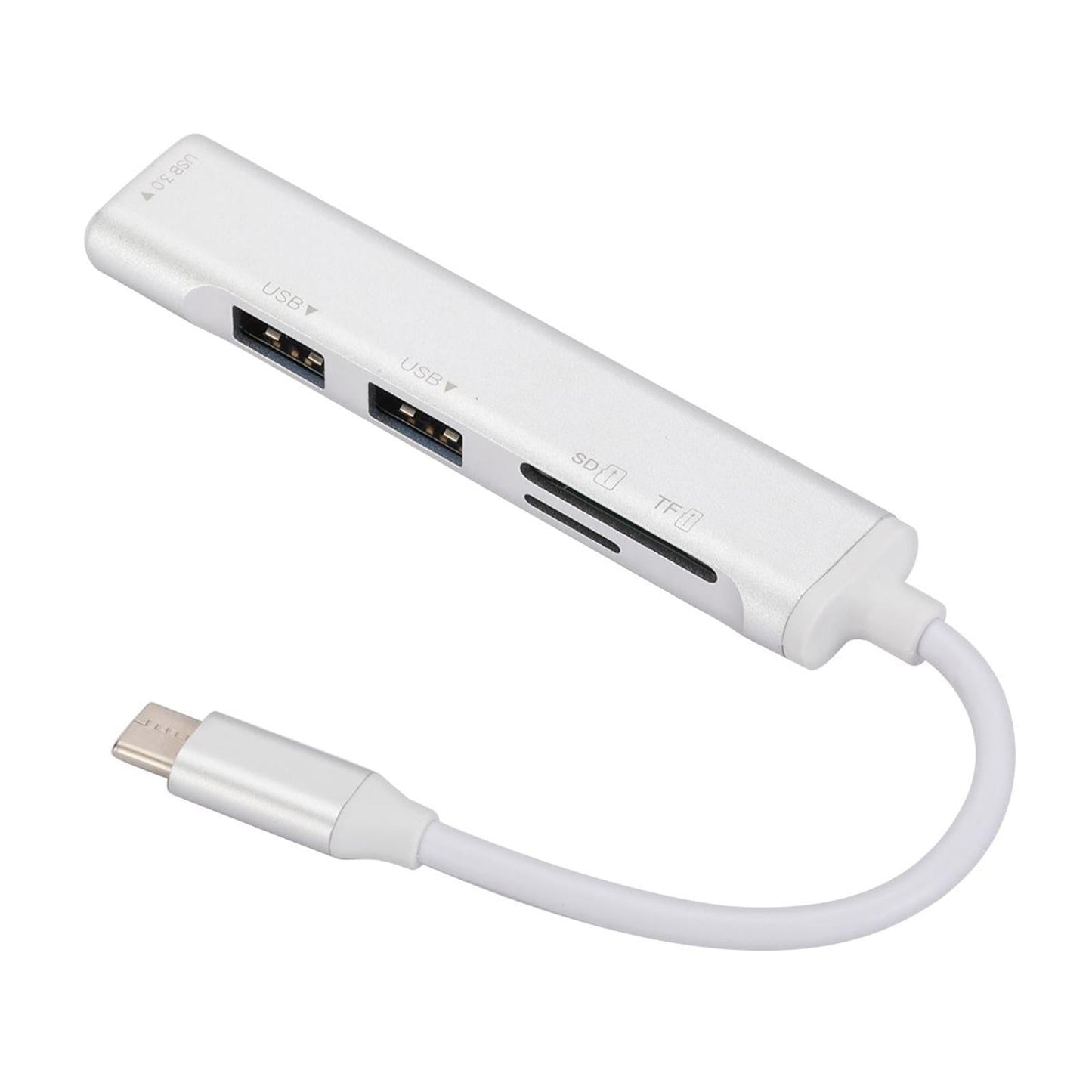USB C Docking Station SD/TF Card Slots Portable Compact for Laptop Office