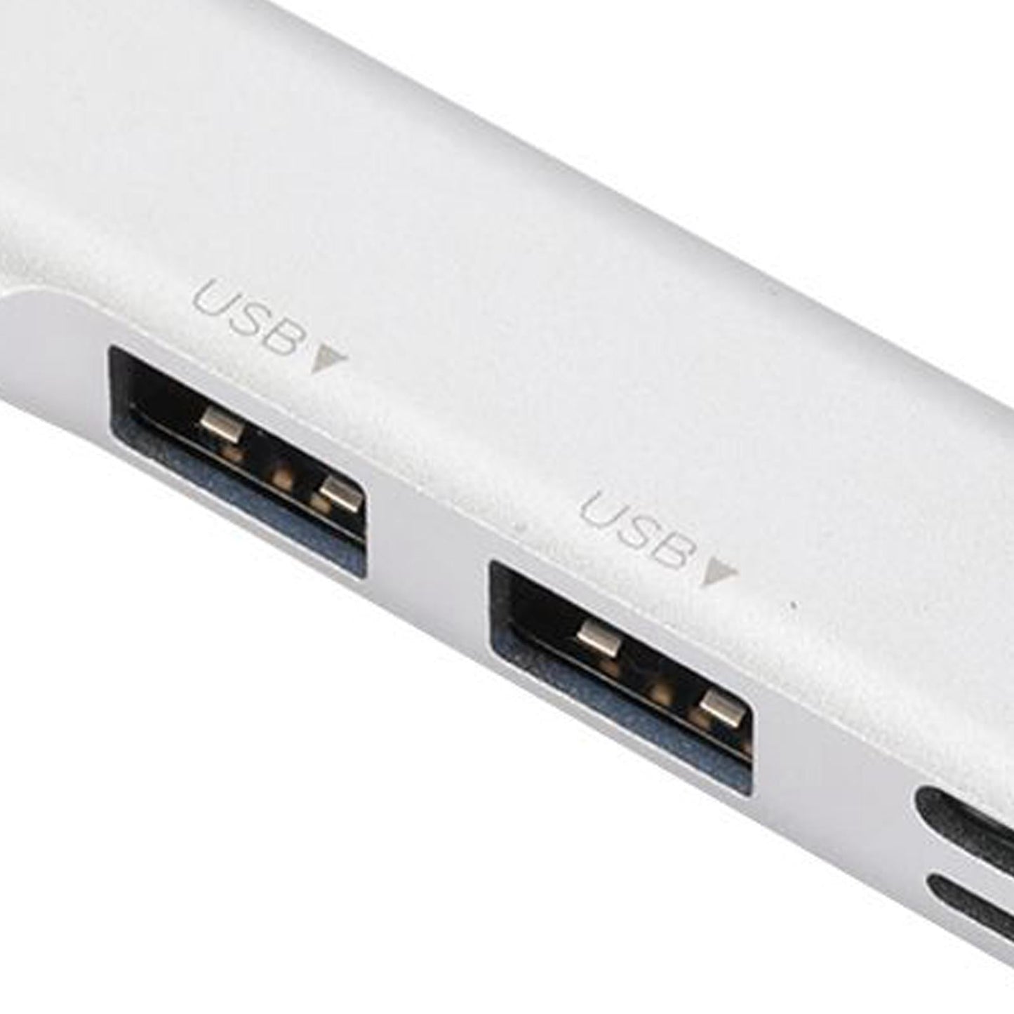 USB C Docking Station SD/TF Card Slots Portable Compact for Laptop Office