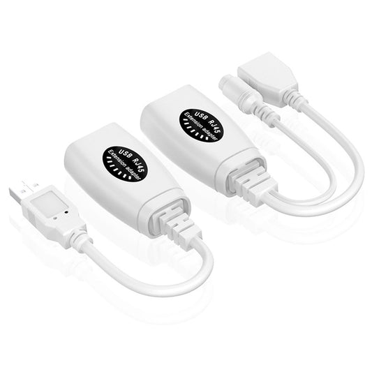 USB 2.0 Extender to RJ 45 up to 60M/196ft for USB Flash Disk PC Scanner